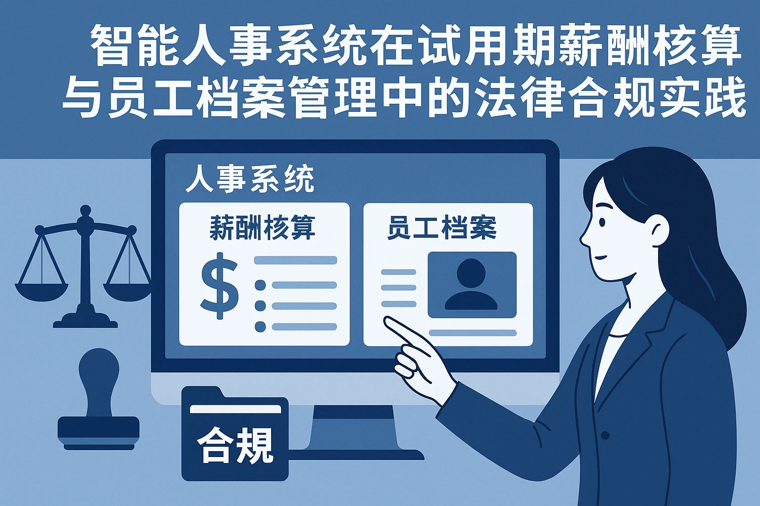 智能人事系统在试用期薪酬核算与员工档案管理中的法律合规实践