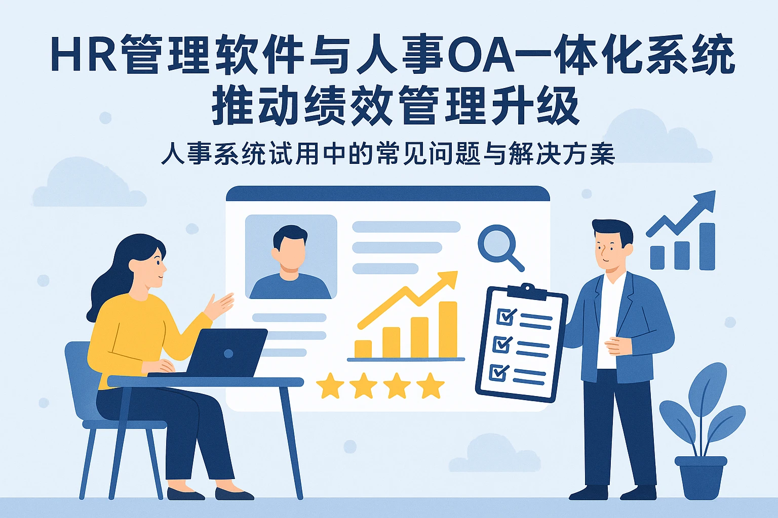HR管理软件与人事OA一体化系统推动绩效管理升级——人事系统试用中的常见问题与解决方案