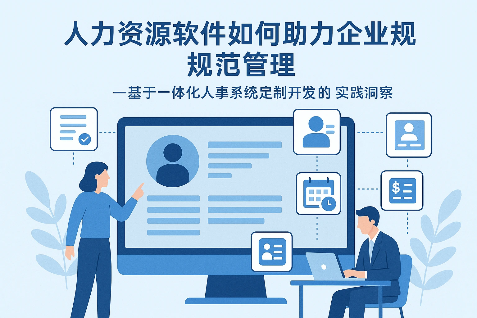 人力资源软件如何助力企业规范管理 —— 基于一体化人事系统定制开发的实践洞察