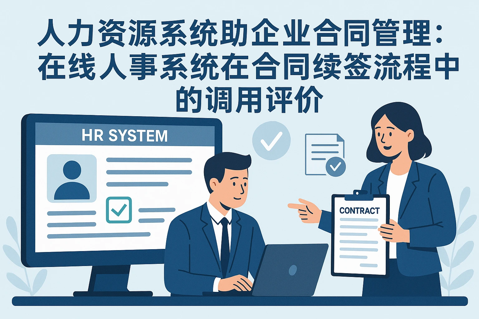人力资源系统助力企业合同管理：在线人事系统在合同续签流程中的应用与评测
