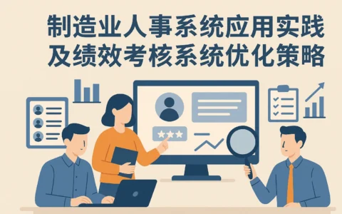 制造业人事系统应用实践及绩效考核系统优化策略