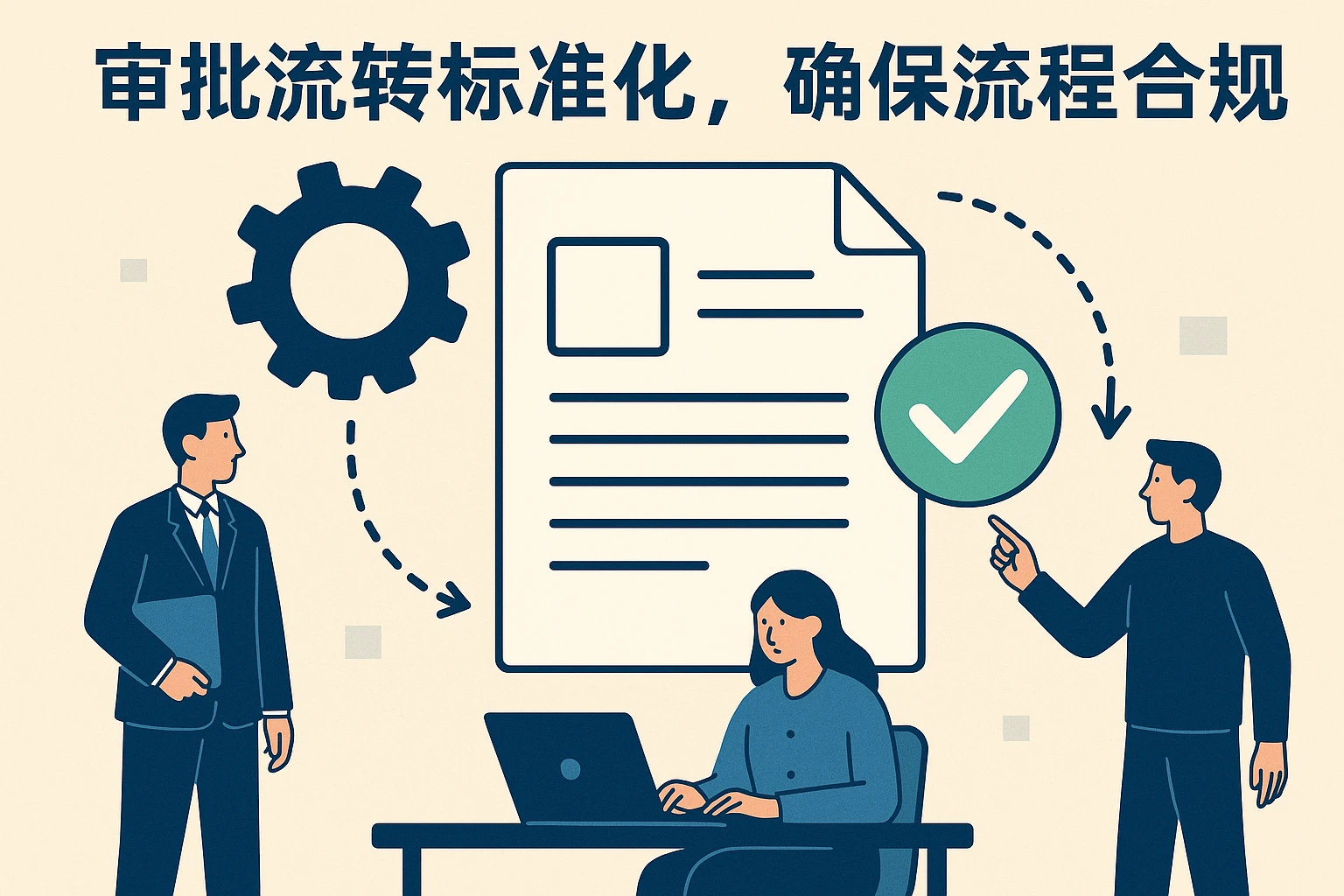 审批流转标准化，确保流程合规