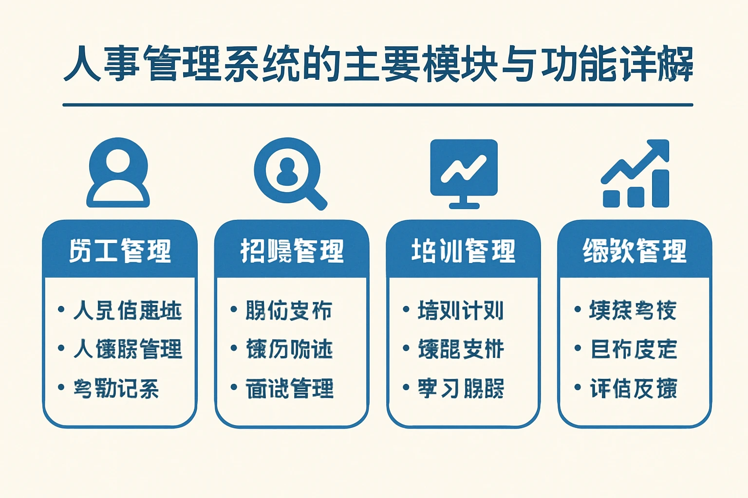 人事管理系统的主要模块与功能详解