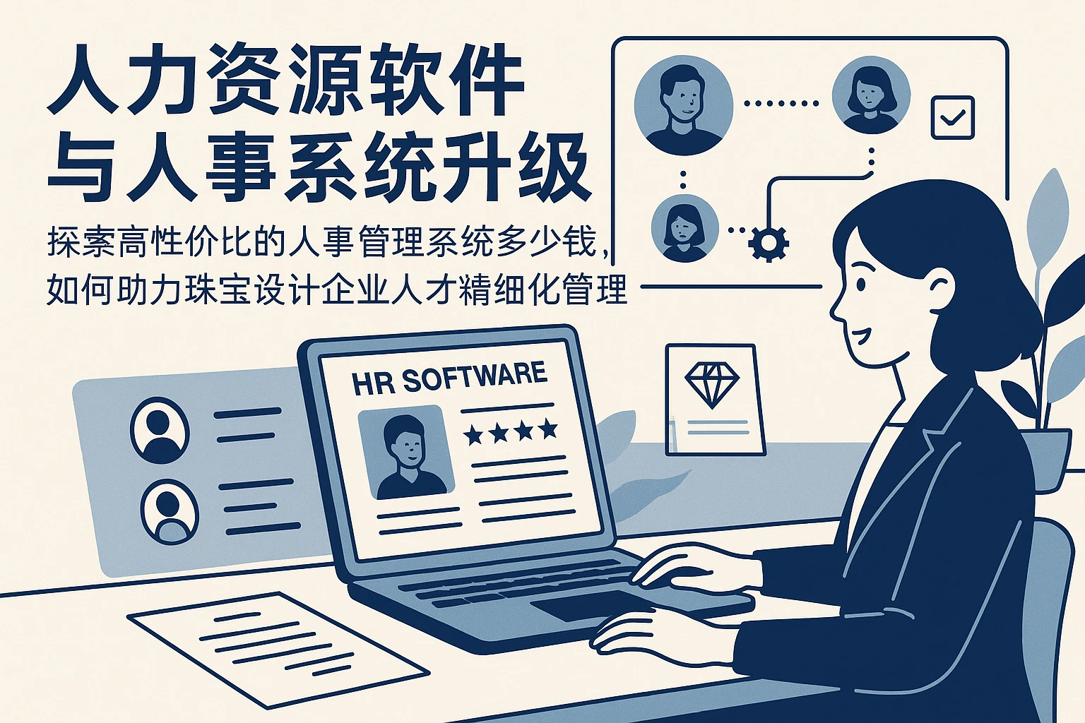 人力资源软件与人事系统升级 —— 探索高性价比的人事管理系统多少钱，如何助力珠宝设计企业人才精细化管理