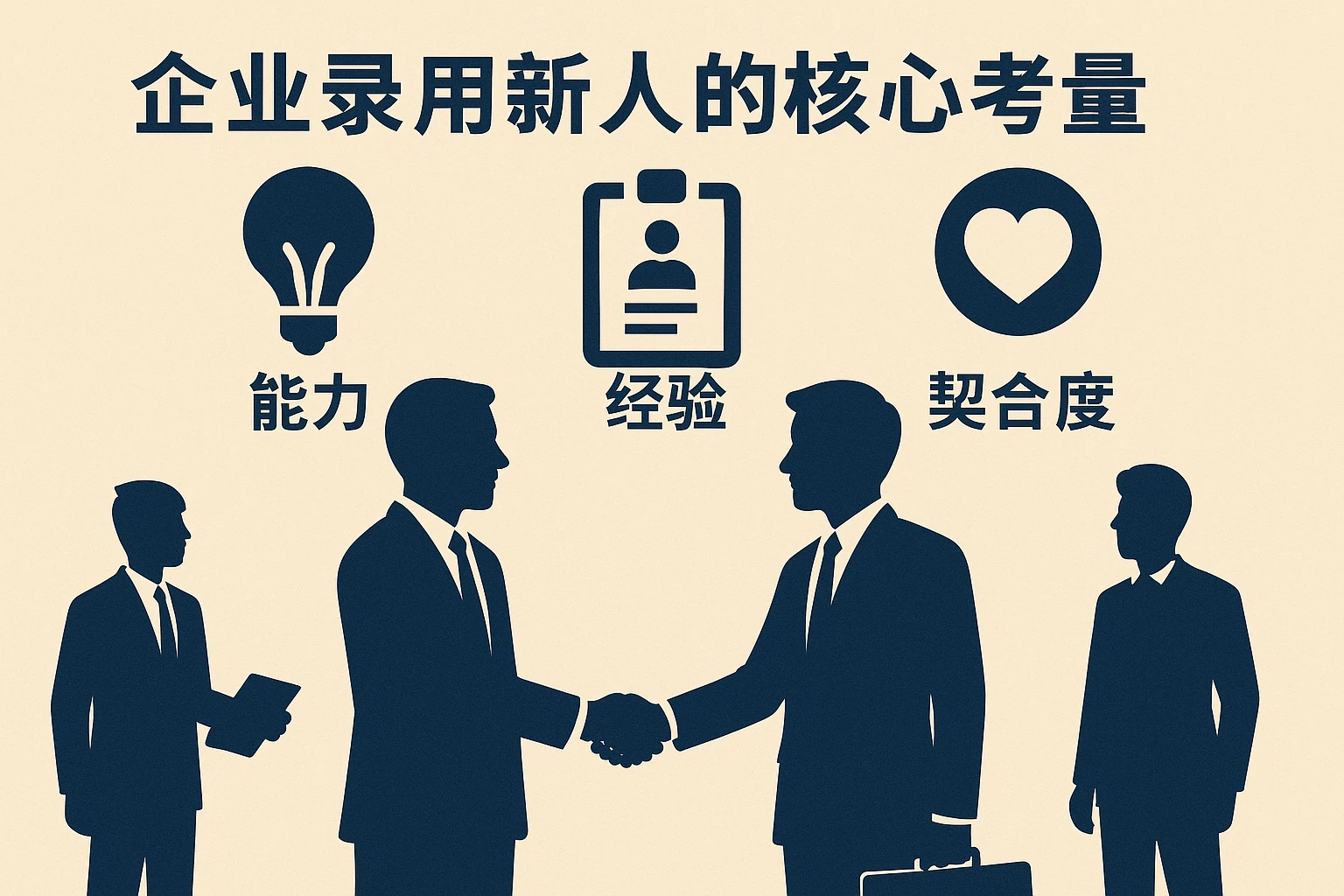 企业录用新人的核心考量