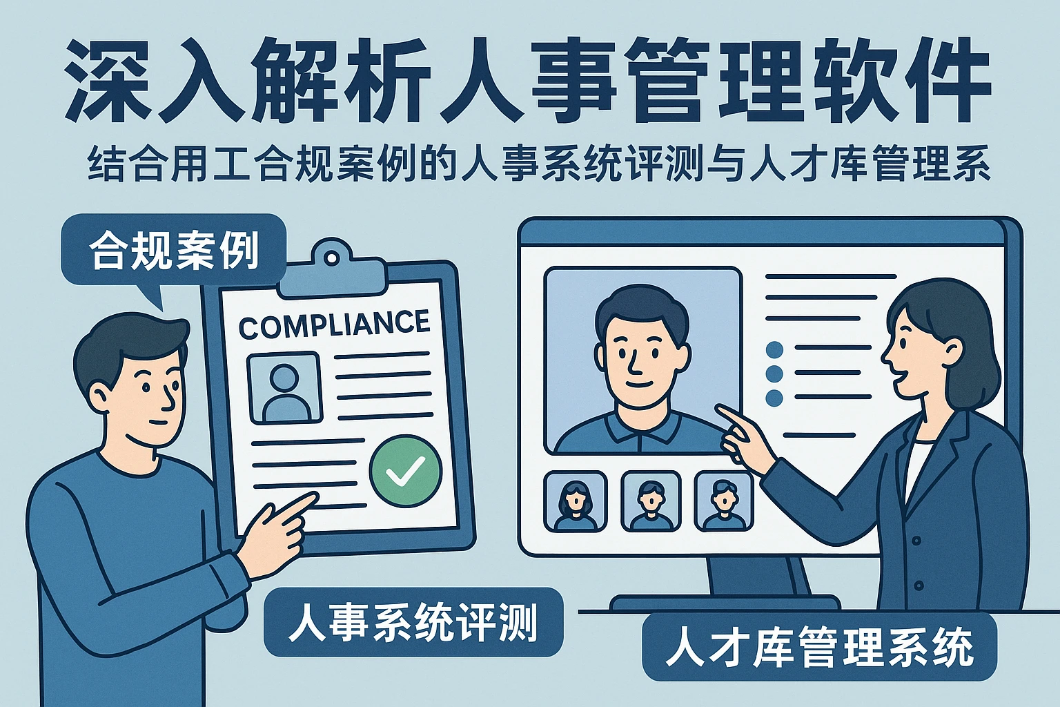深入解析人事管理软件：结合用工合规案例的人事系统评测与人才库管理系统价值