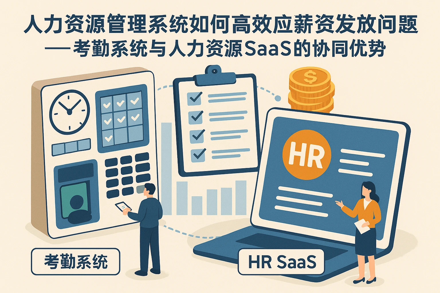 人力资源管理系统如何高效应对薪资发放问题——考勤系统与人力资源SaaS的协同优势