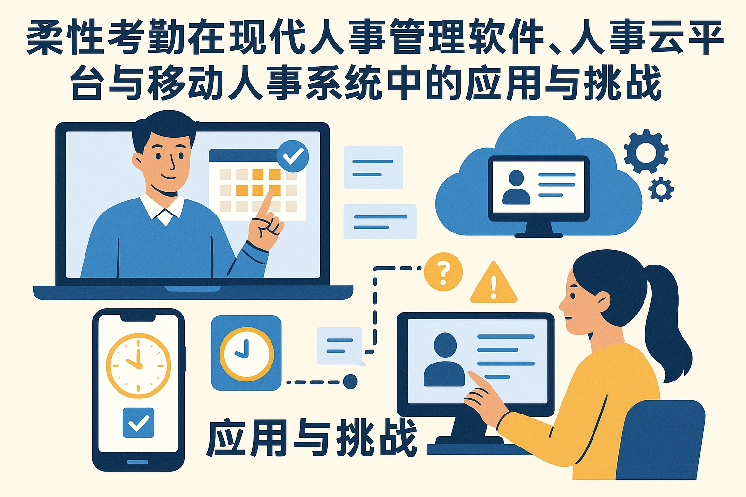柔性考勤在现代人事管理软件、人事云平台与移动人事系统中的应用与挑战