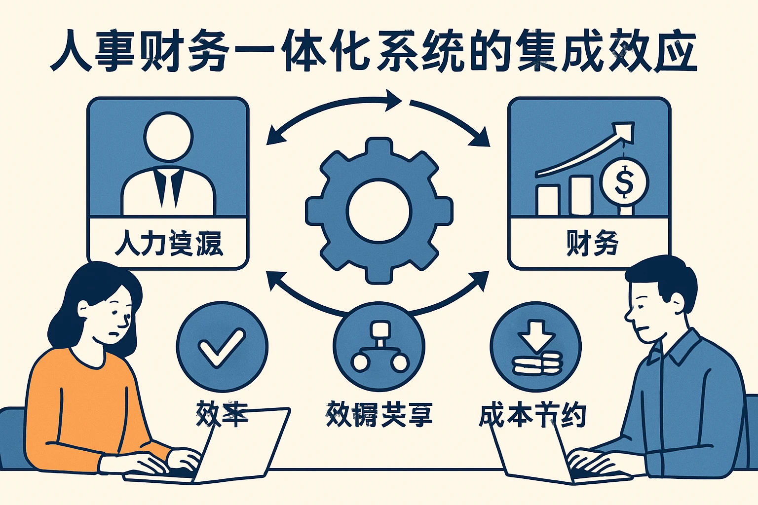 人事财务一体化系统的集成效应