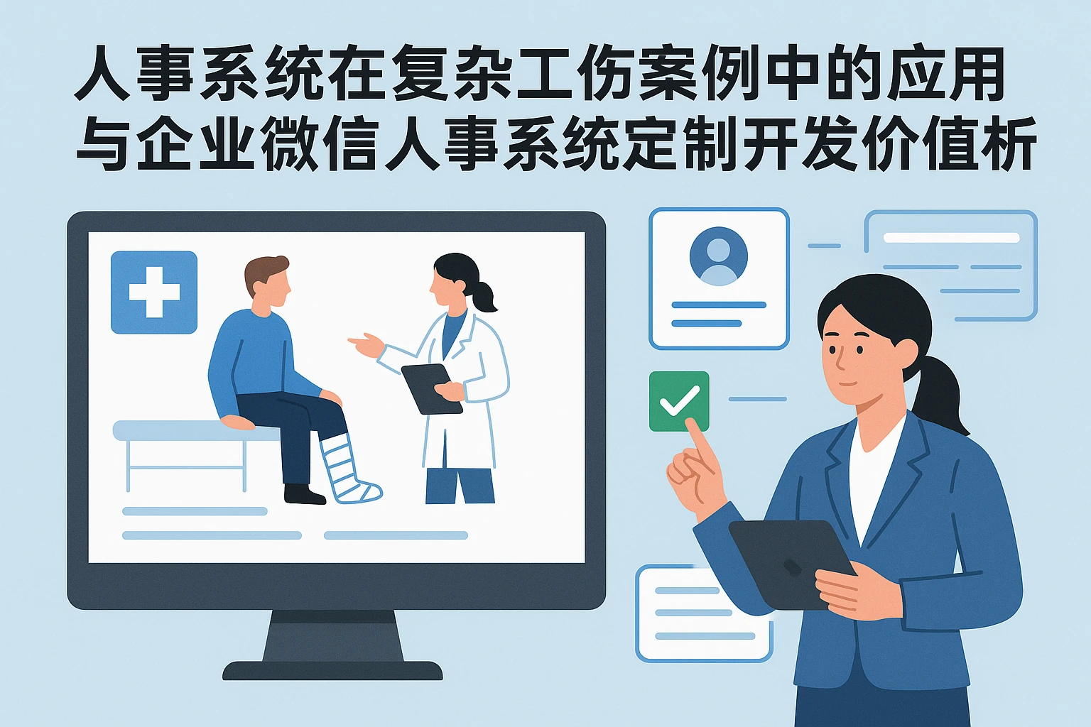 人事系统在复杂工伤案例中的应用与企业微信人事系统定制开发价值解析