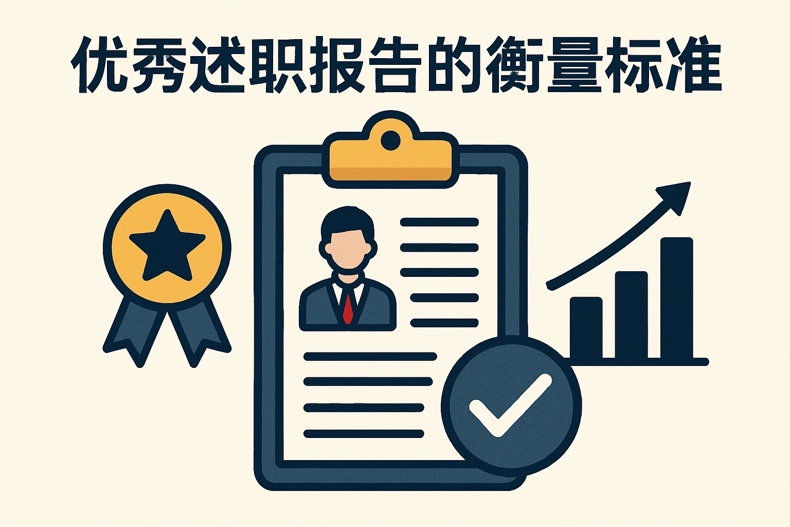 优秀述职报告的衡量标准