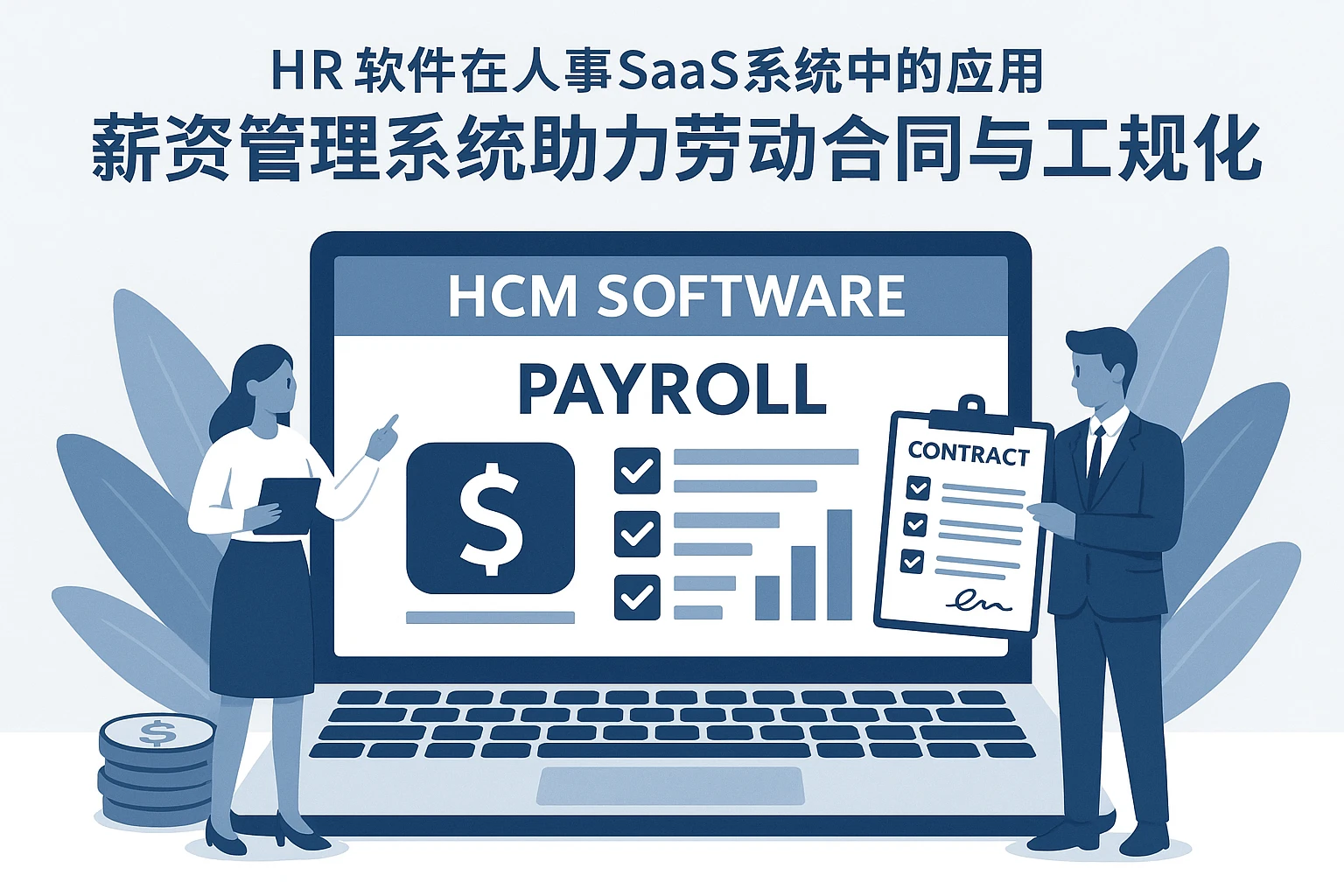 人力资源软件在人事SaaS系统中的应用：薪资管理系统助力劳动合同与工资合规化