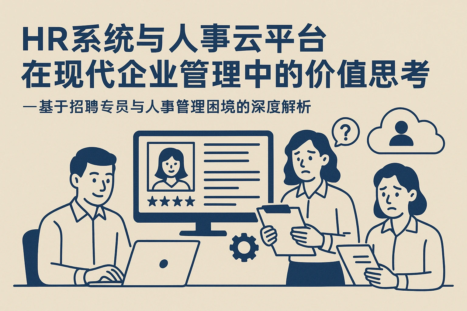 HR系统与人事云平台在现代企业管理中的价值思考——基于招聘专员与人事管理困境的深度解析