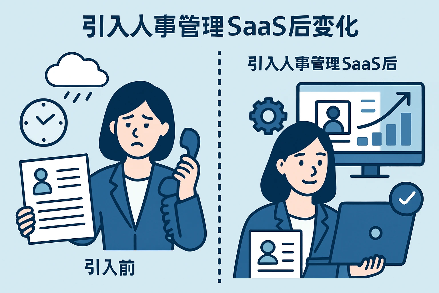 引入人事管理SaaS后变化