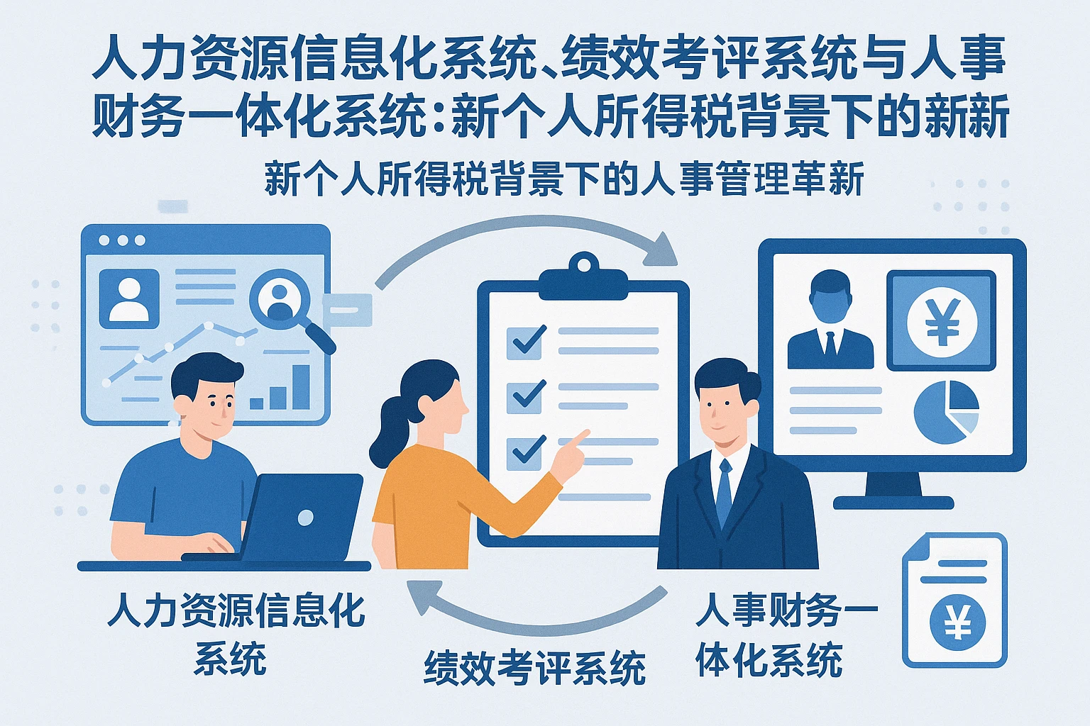 人力资源信息化系统、绩效考评系统与人事财务一体化系统：新个人所得税背景下的人事管理革新