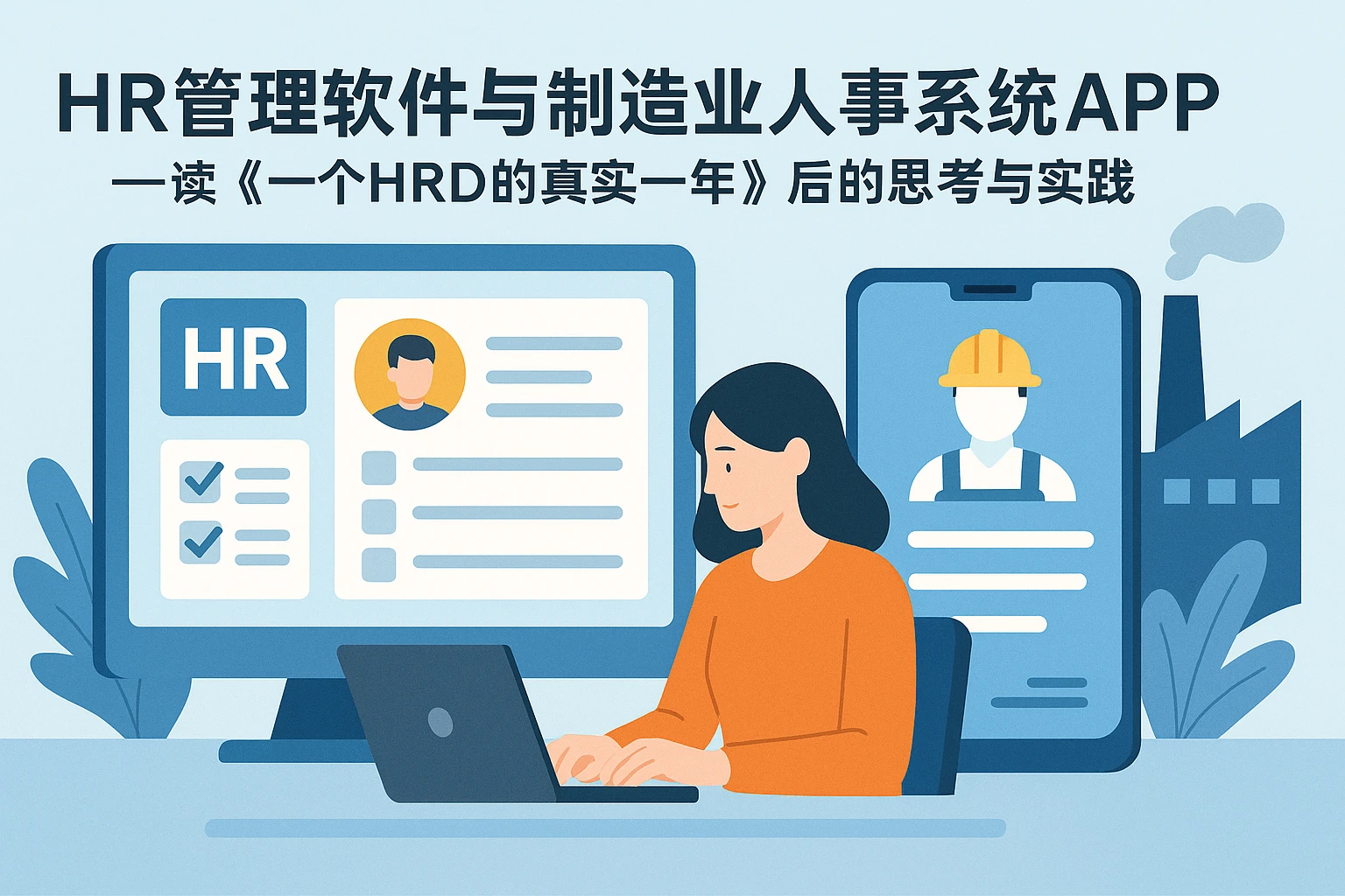 HR管理软件与制造业人事系统APP——读《一个HRD的真实一年》后的思考与实践