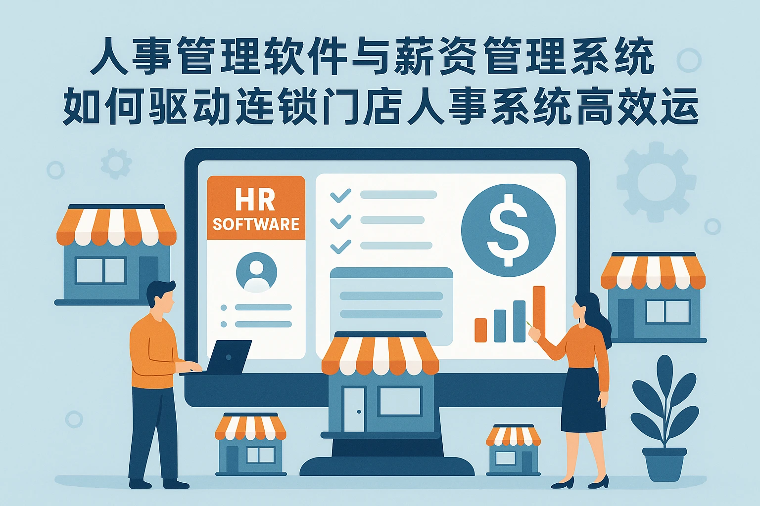 人事管理软件与薪资管理系统如何驱动连锁门店人事系统高效运营