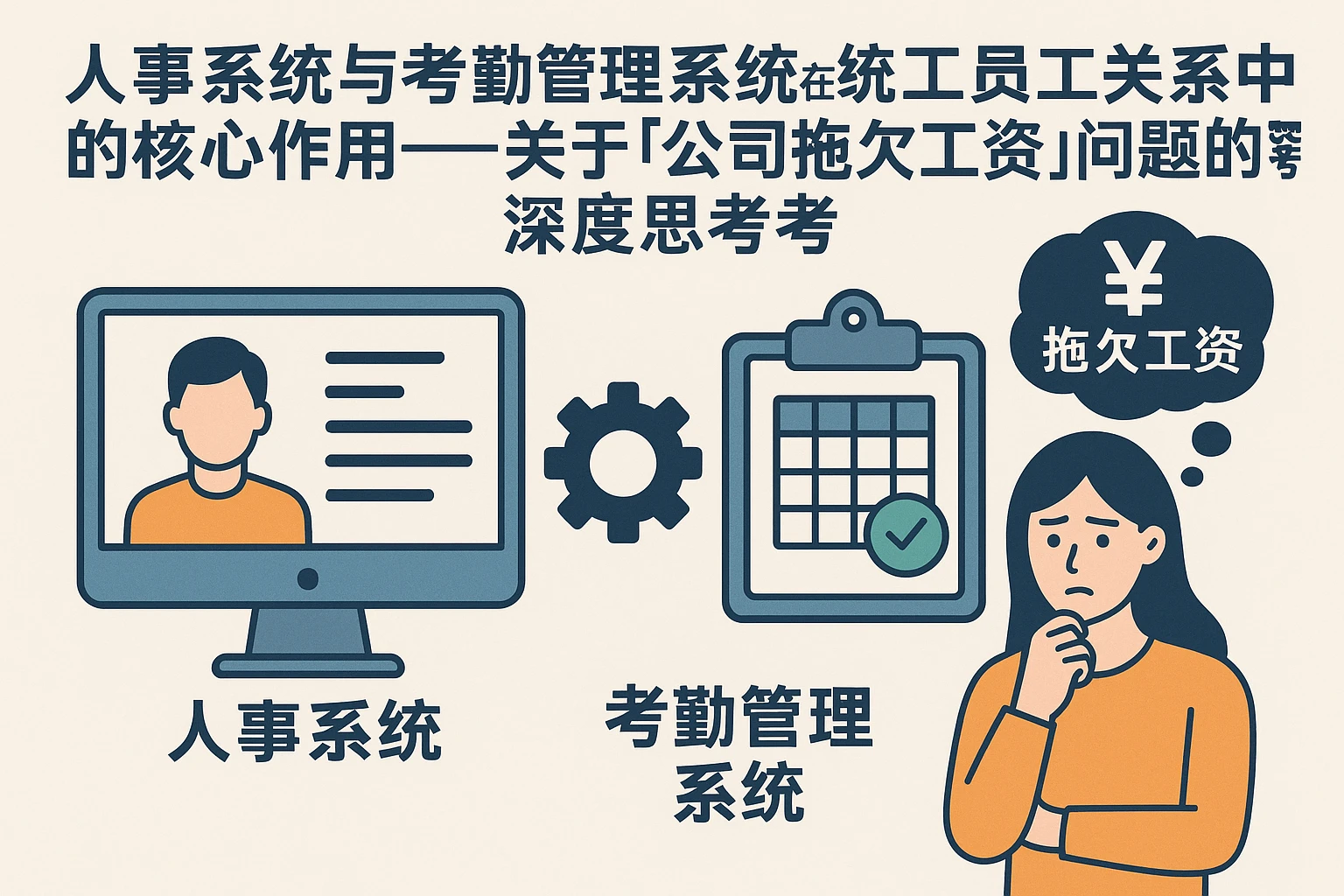 人事系统与考勤管理系统在员工关系中的核心作用——关于“公司拖欠工资”问题的深度思考