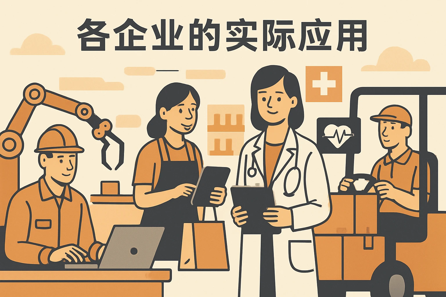 各企业的实际应用