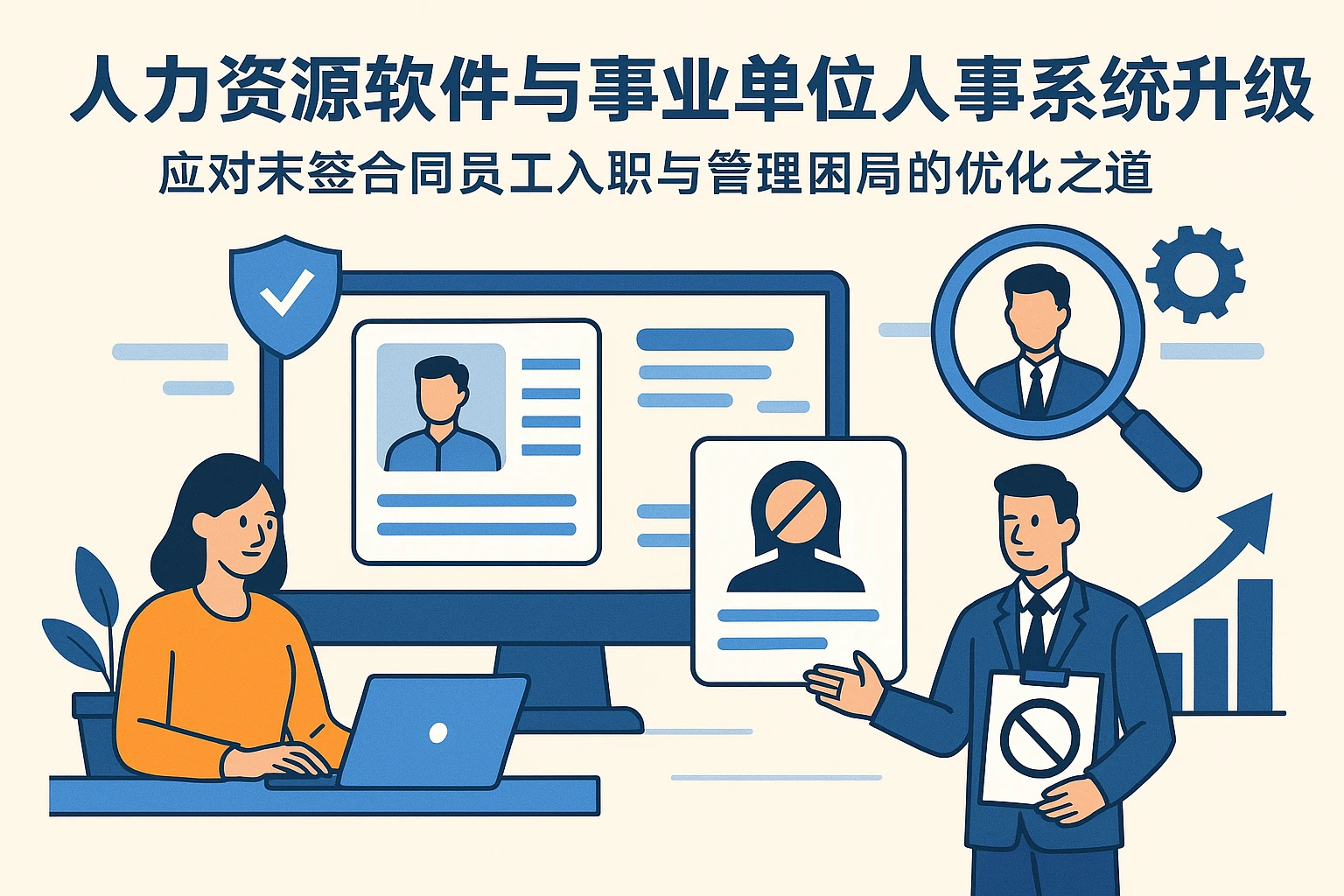 人力资源软件与事业单位人事系统升级：应对未签合同员工入职与管理困局的优化之道