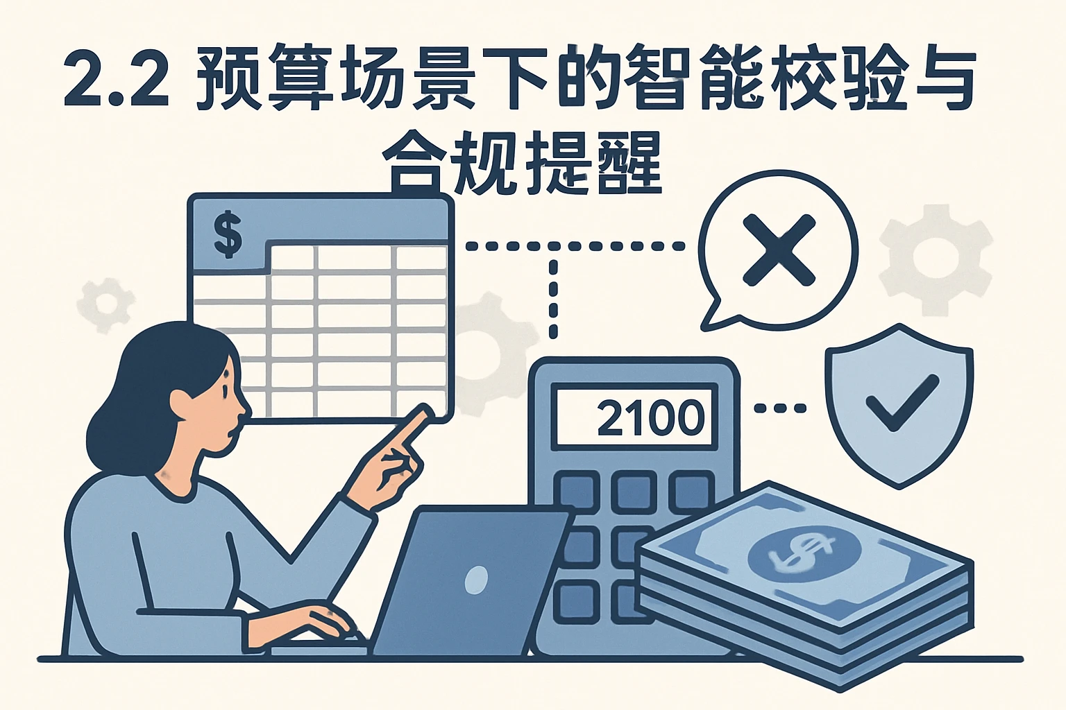 2.2 预算场景下的智能校验与合规提醒