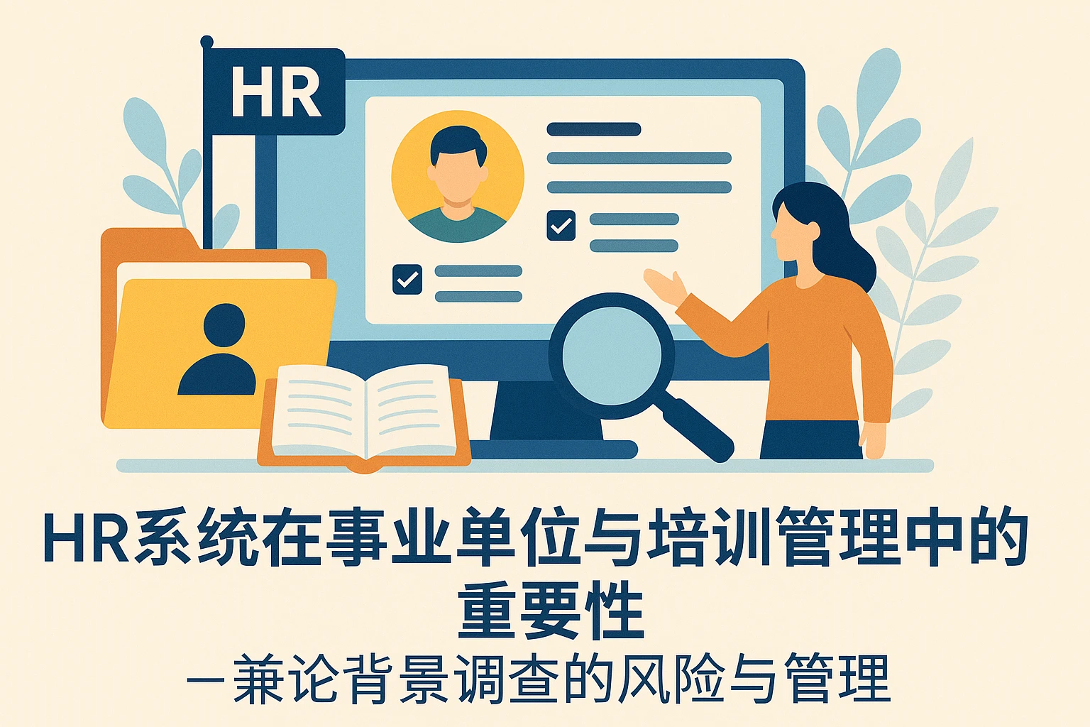 HR系统在事业单位与培训管理中的重要性——兼论背景调查的风险与管理