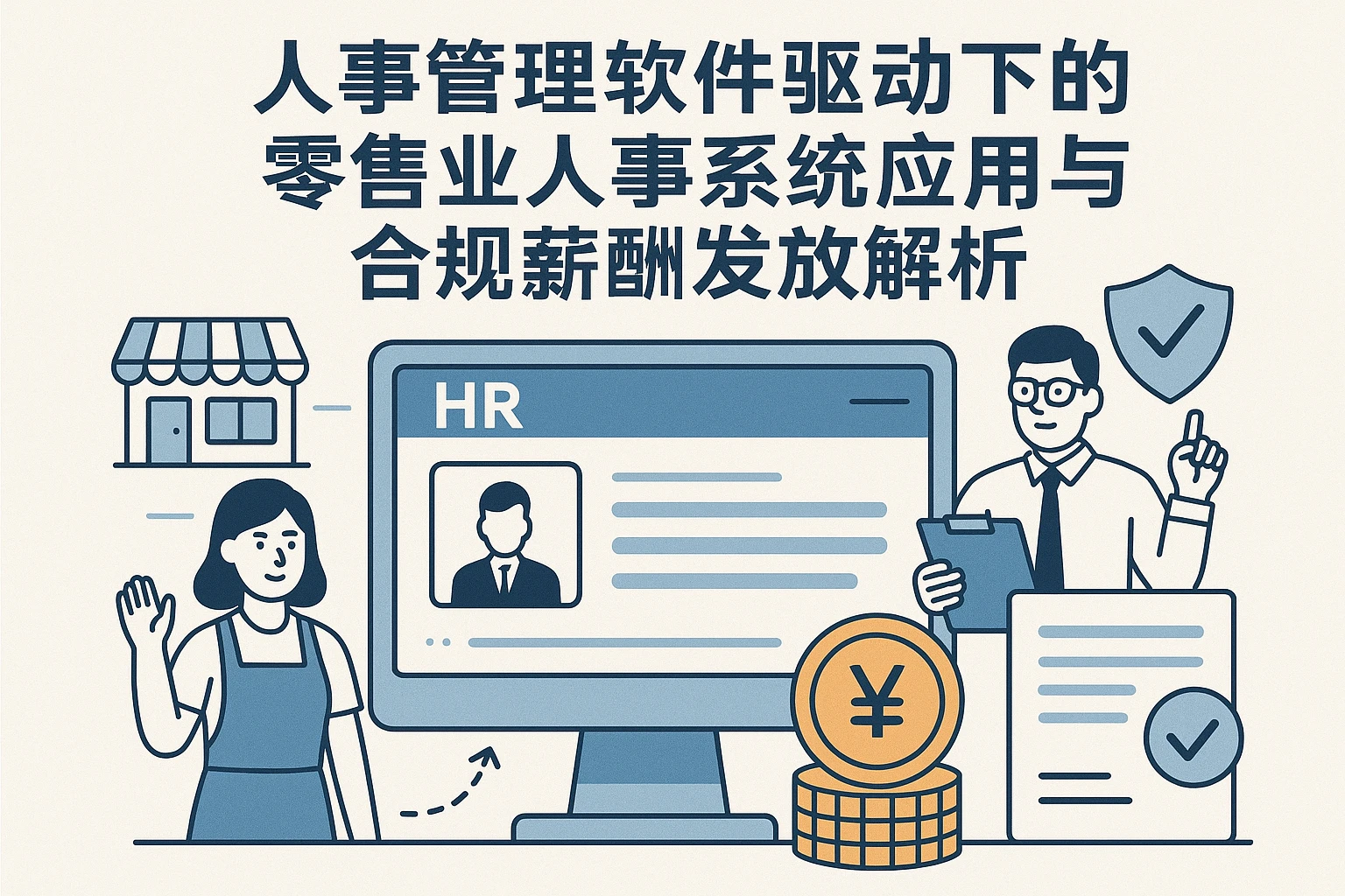 人事管理软件驱动下的零售业人事系统应用与合规薪酬发放解析