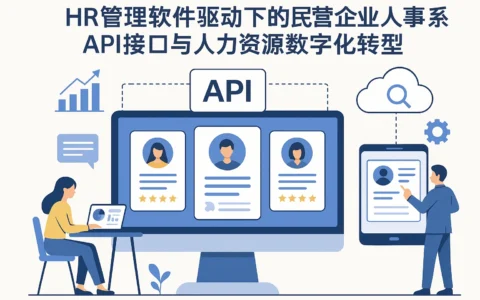 HR管理软件驱动下的民营企业人事系统API接口与人力资源数字化转型