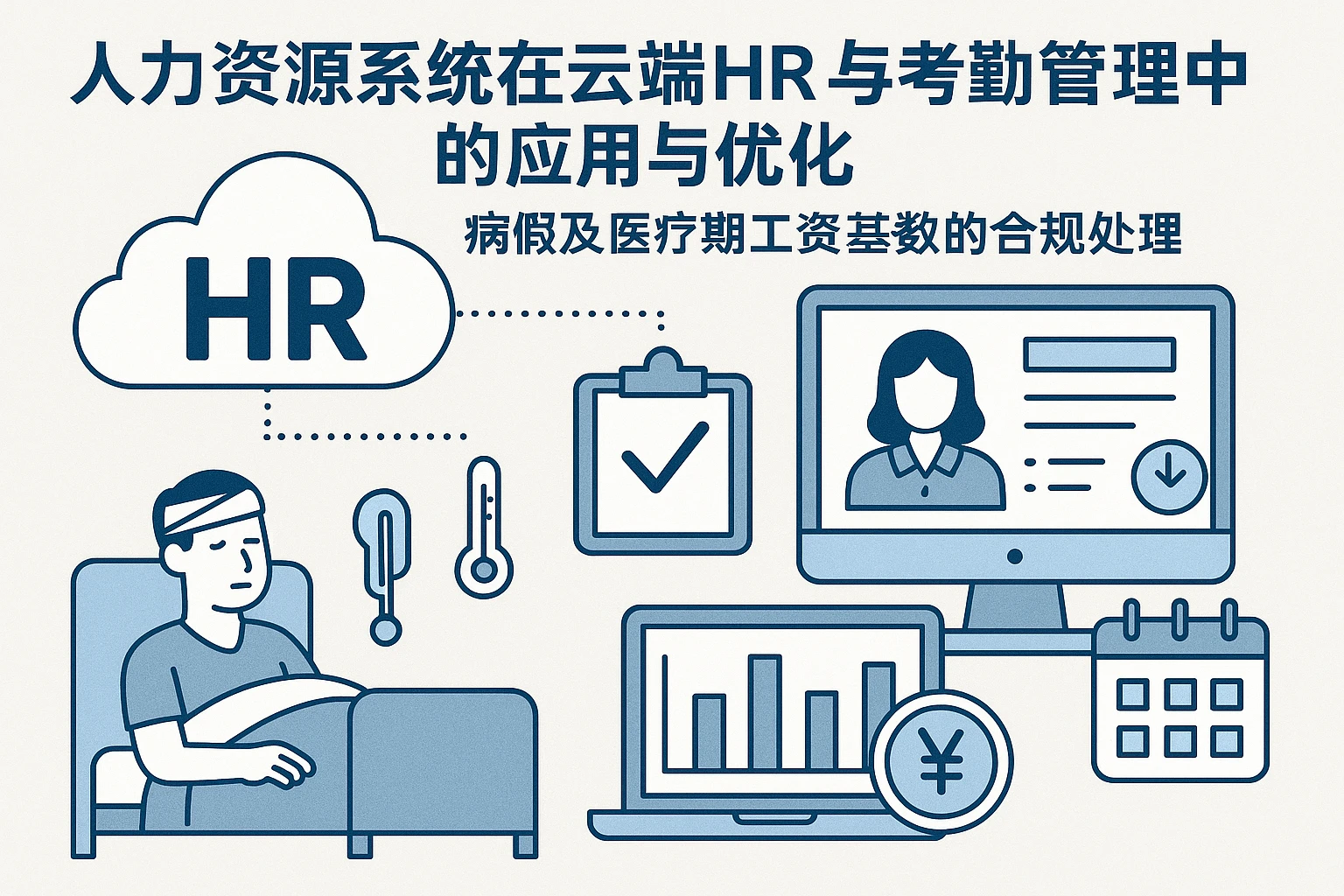 人力资源系统在云端HR与考勤管理中的应用与优化：病假及医疗期工资基数的合规处理