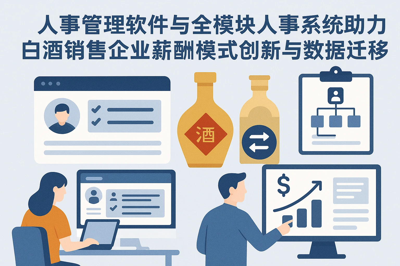 人事管理软件与全模块人事系统助力白酒销售企业薪酬模式创新与数据迁移优化