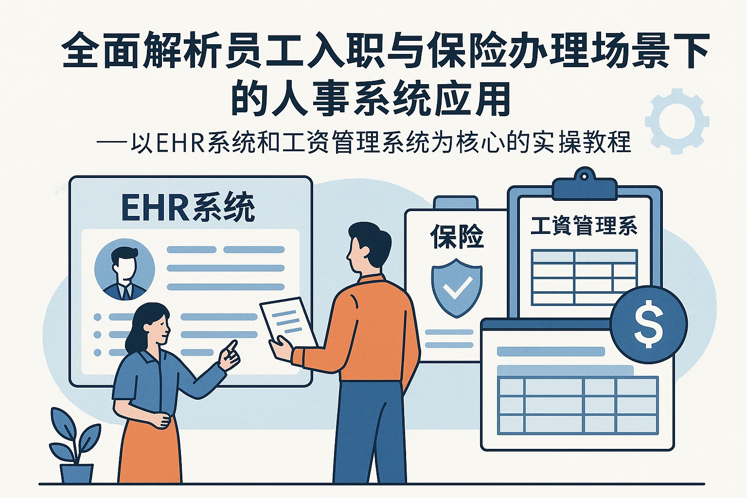 全面解析员工入职与保险办理场景下的人事系统应用——以EHR系统和工资管理系统为核心的实操教程