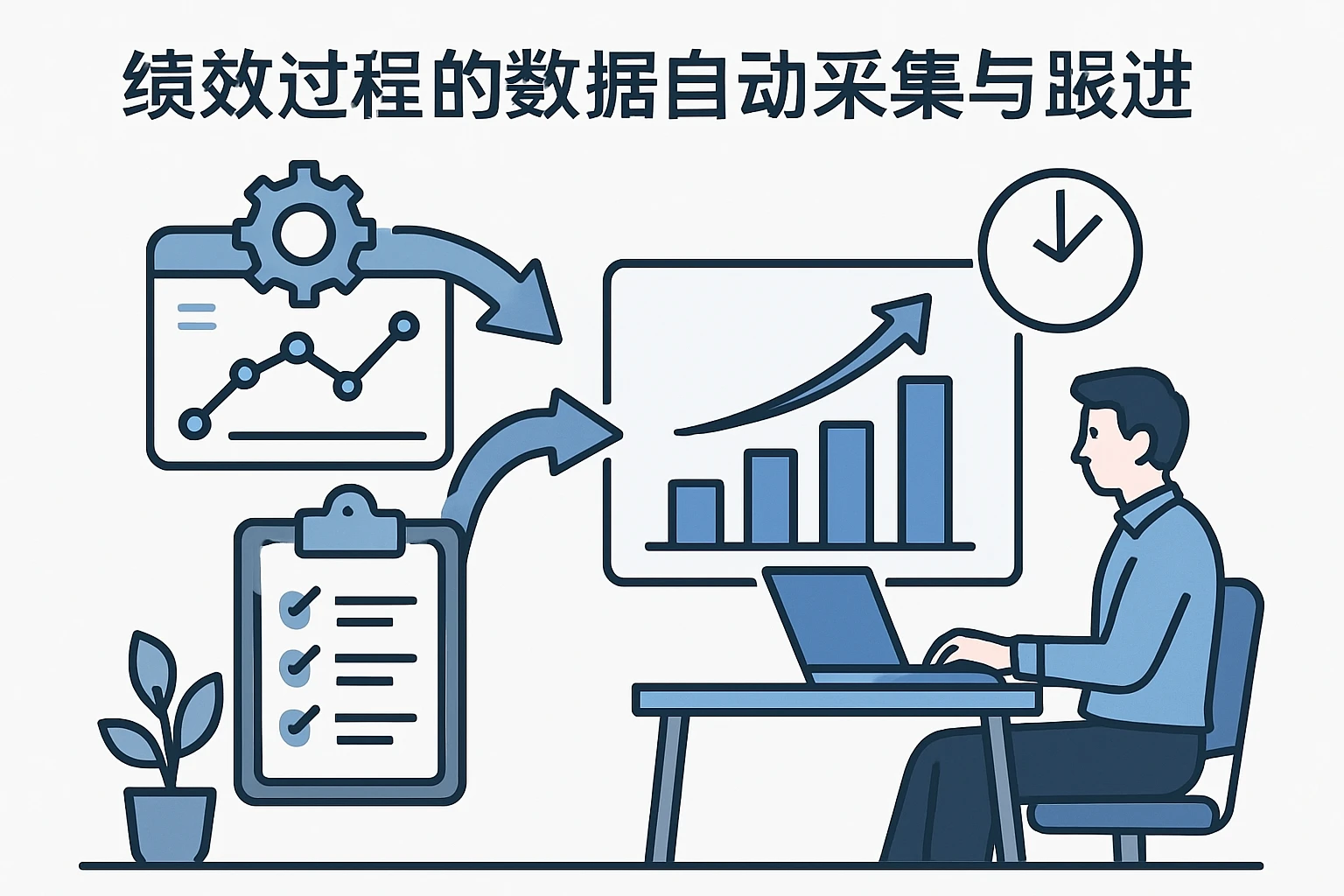 绩效过程的数据自动采集与跟进