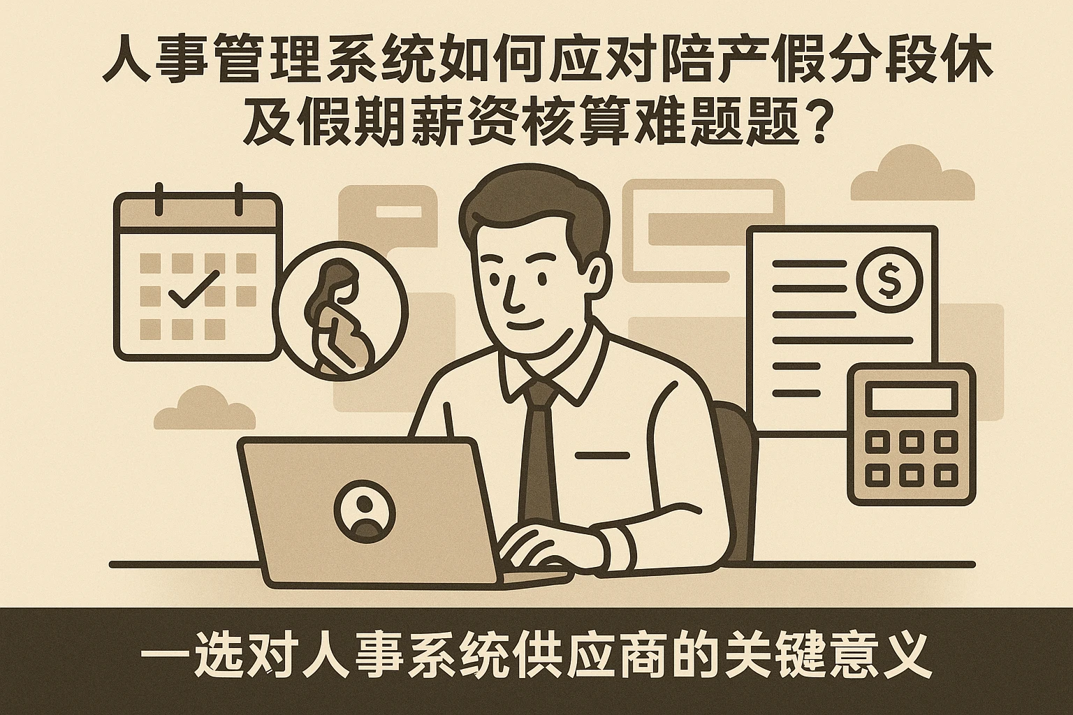 人事管理系统如何应对陪产假分段休及假期薪资核算难题？——选对人事系统供应商的关键意义