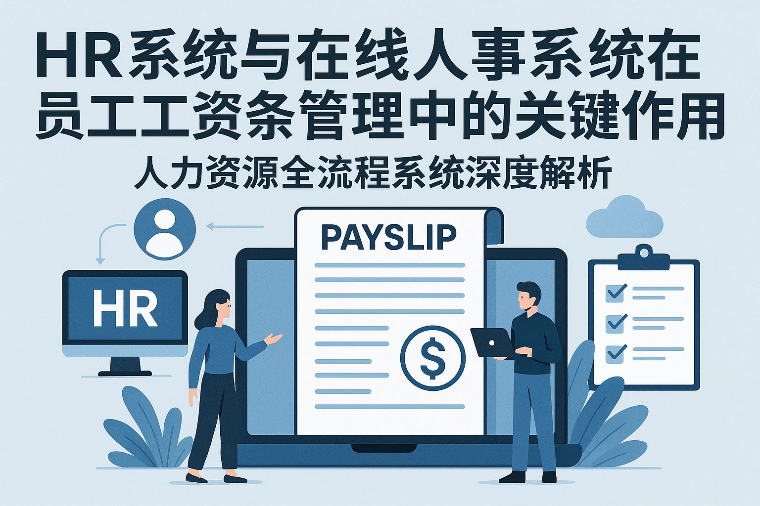 HR系统与在线人事系统在员工工资条管理中的关键作用——人力资源全流程系统深度解析