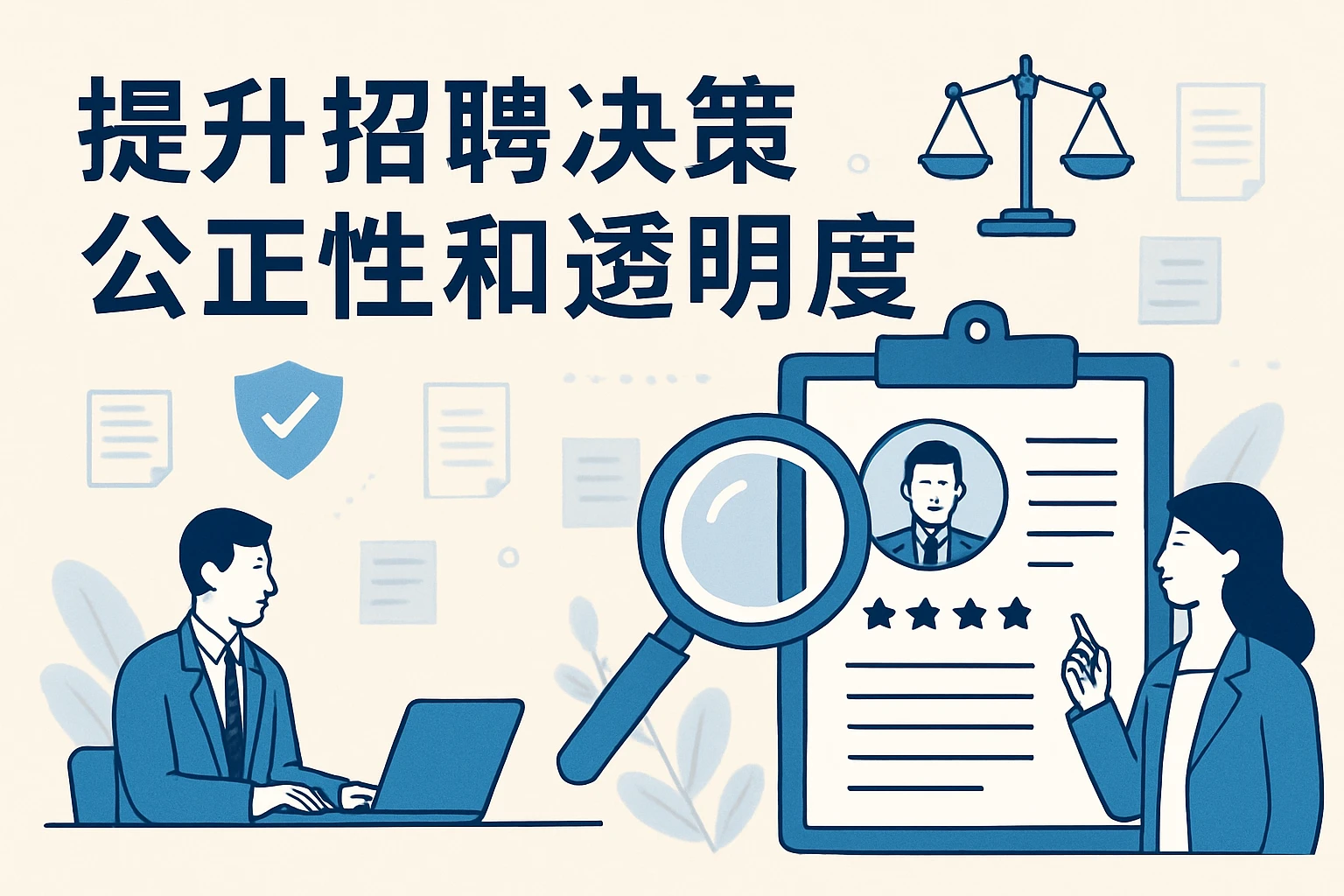 需求：提升招聘决策公正性和透明度