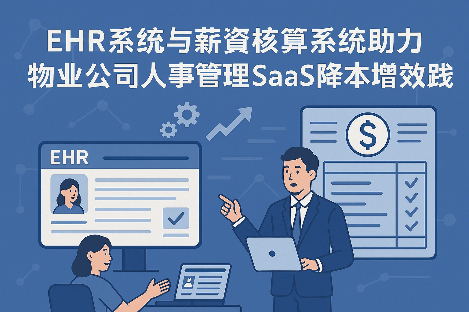 EHR系统与薪资核算系统助力物业公司人事管理SaaS降本增效实践