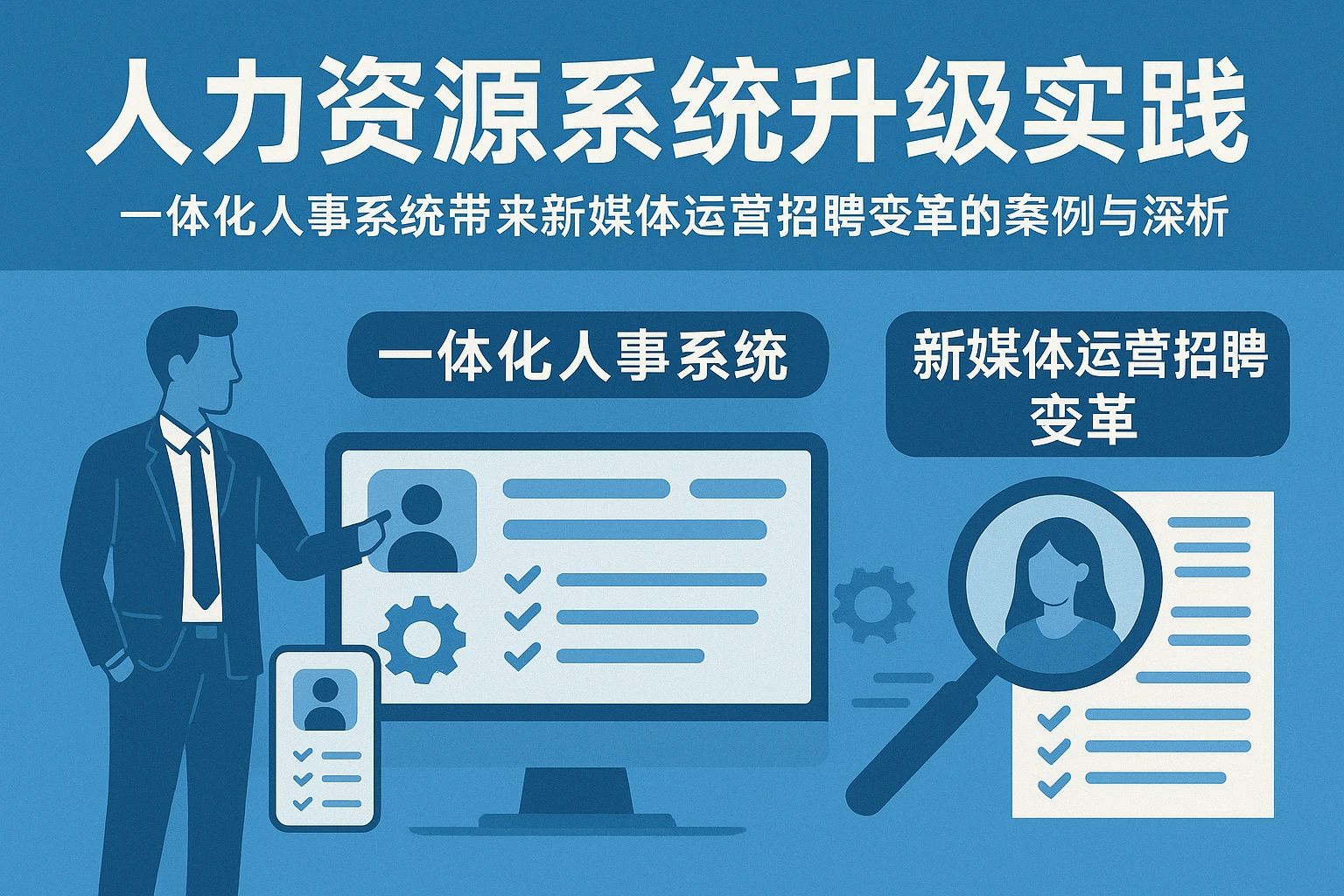 人力资源系统升级实践:一体化人事系统带来新媒体运营招聘变革的案例与深度解析