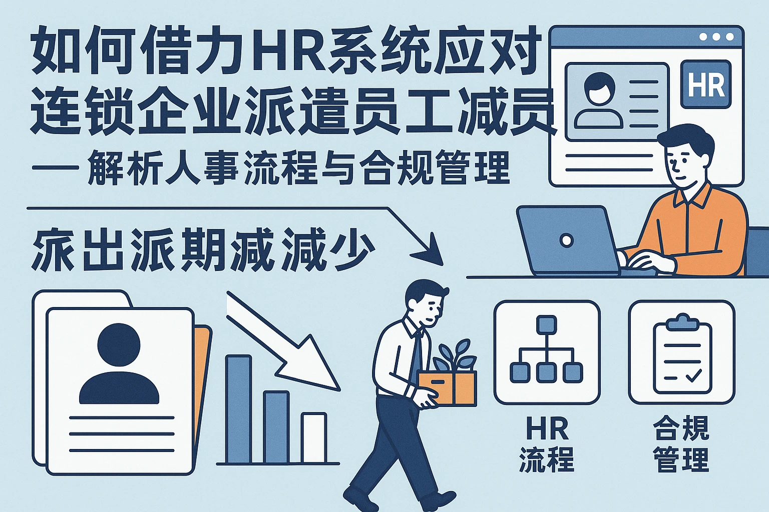 如何借力HR系统应对连锁企业派遣员工减员——解析人事流程与合规管理