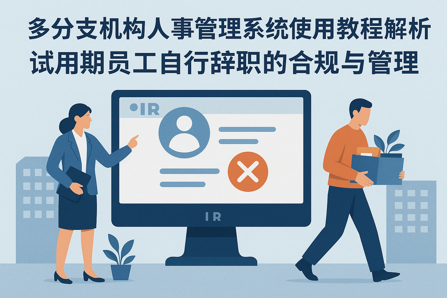 多分支机构人事管理系统使用教程与疑难解析：试用期员工自行辞职的合规与管理