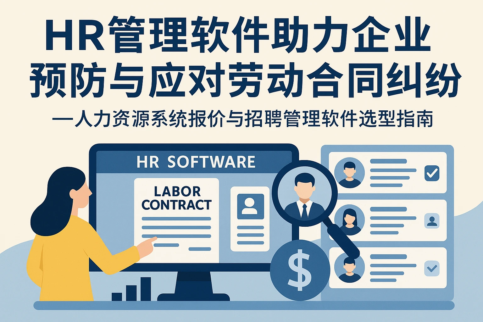 HR管理软件助力企业预防与应对劳动合同纠纷——人力资源系统报价与招聘管理软件选型指南