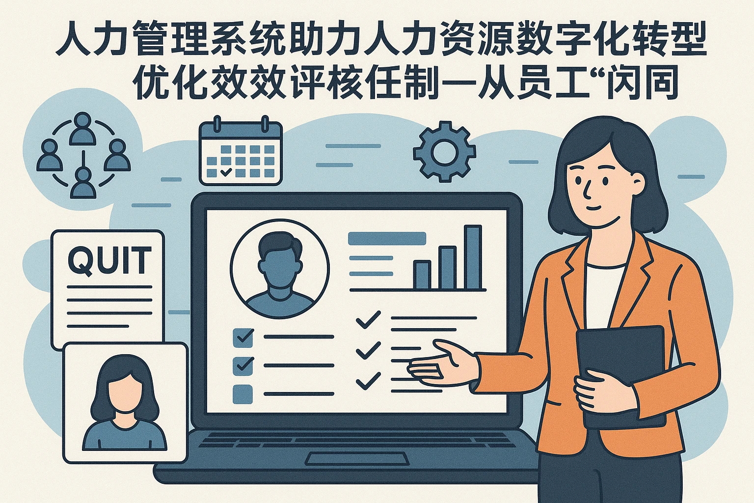 人事管理系统助力人力资源数字化转型，优化绩效考核系统——从员工“闪辞”问题谈起