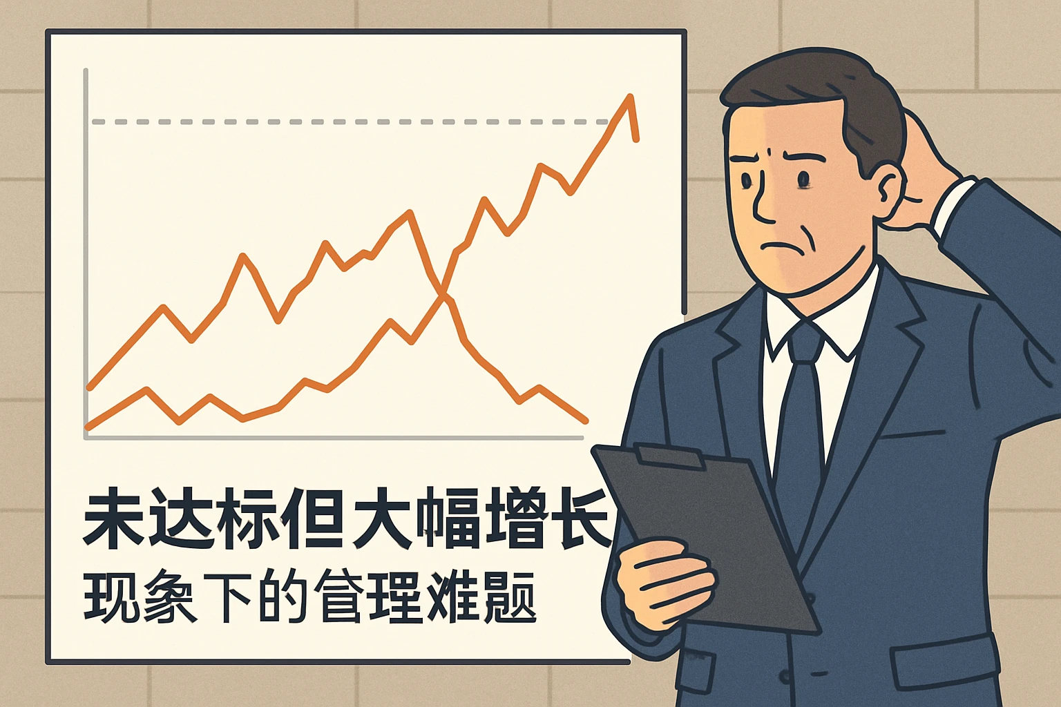 “未达标但大幅增长”现象下的管理难题