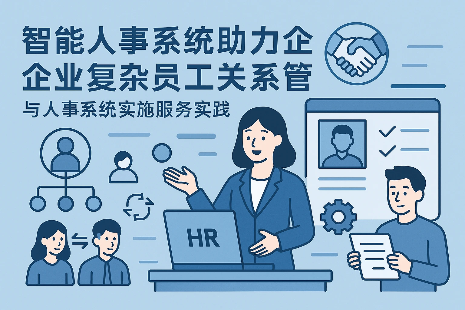 智能人事系统助力企业复杂员工关系管理与人事系统实施服务实践