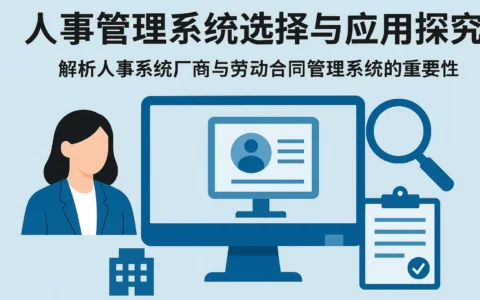 人事管理系统选择与应用探究——解析人事系统厂商与劳动合同管理系统的重要性