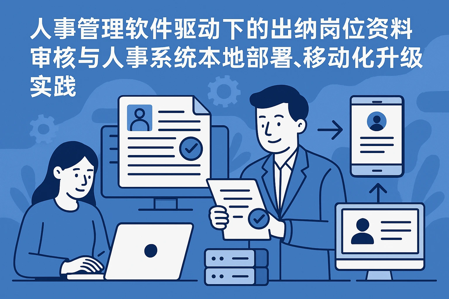 人事管理软件驱动下的出纳岗位资料审核与人事系统本地部署、移动化升级实践