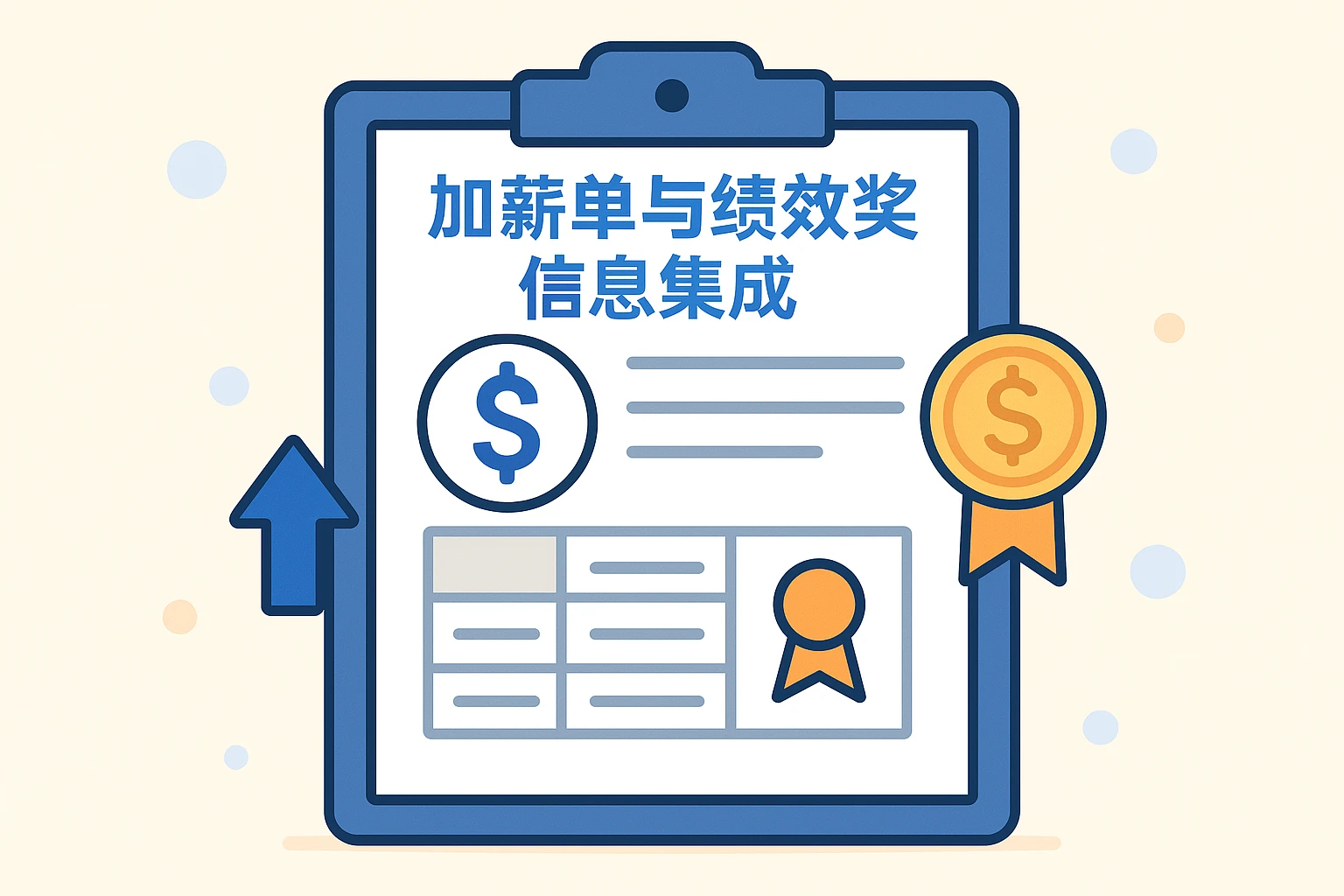 调薪单与绩效奖信息集成