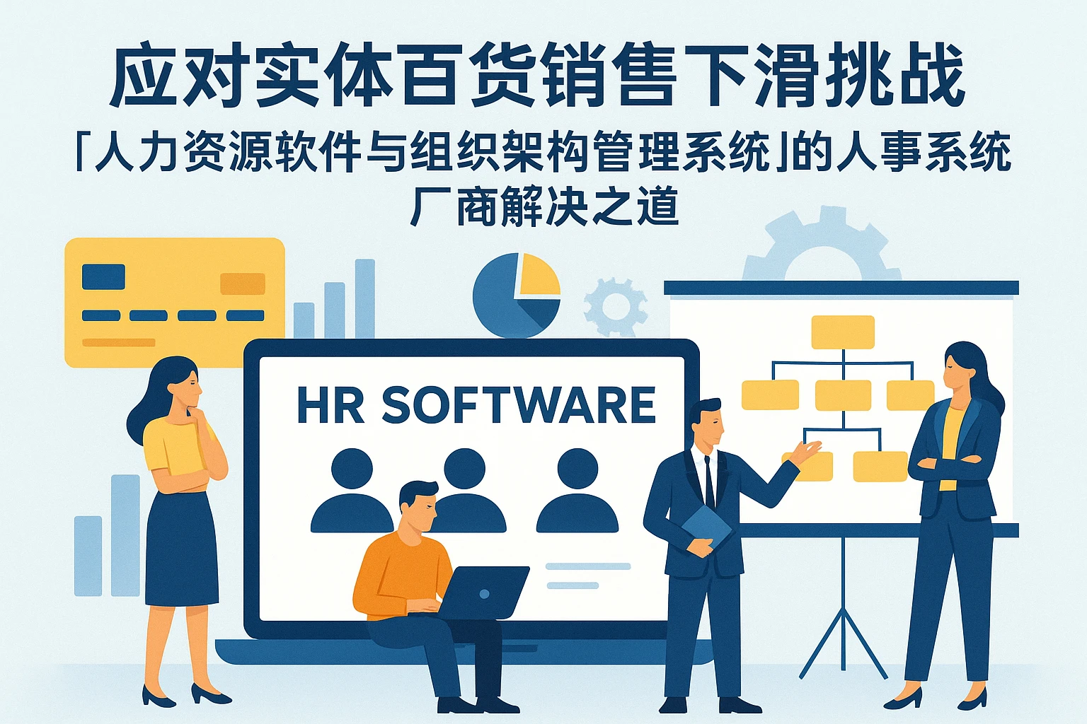 应对实体百货销售下滑挑战——人力资源软件与组织架构管理系统的人事系统厂商解决之道