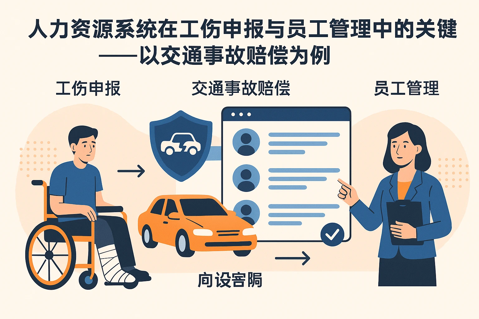 人力资源系统在工伤申报与员工管理中的关键价值——以交通事故赔偿为例