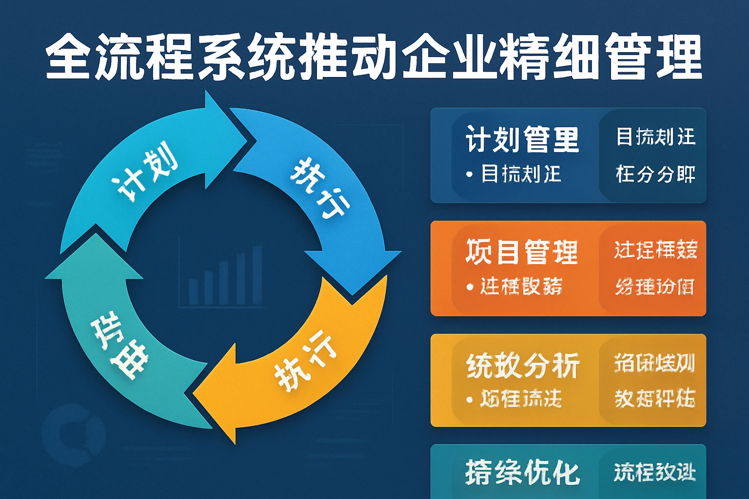全流程系统推动企业精细化管理