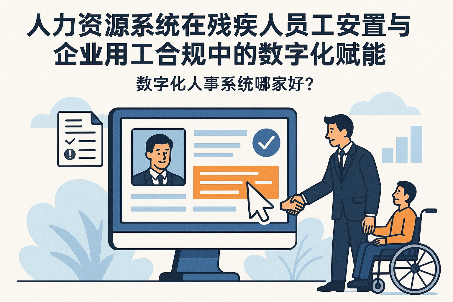 人力资源系统在残疾人员工安置与企业用工合规中的数字化赋能——数字化人事系统哪家好？